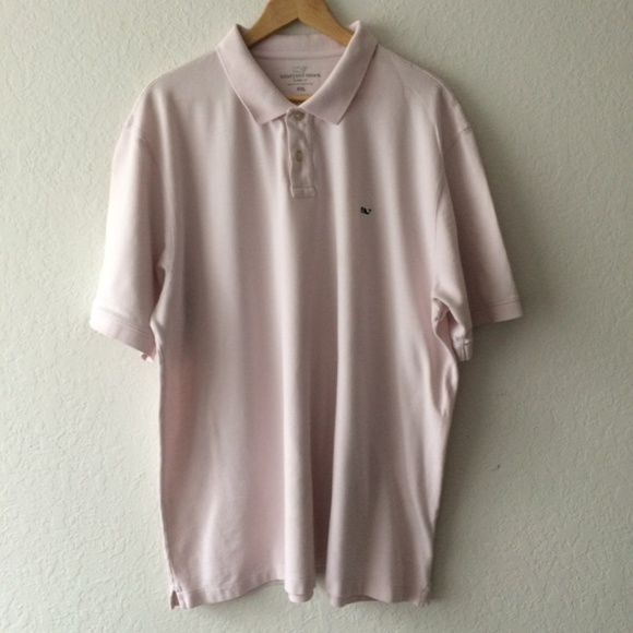 Vineyard Vines Men Light Pink Polo XXL - Picture 2 of 5